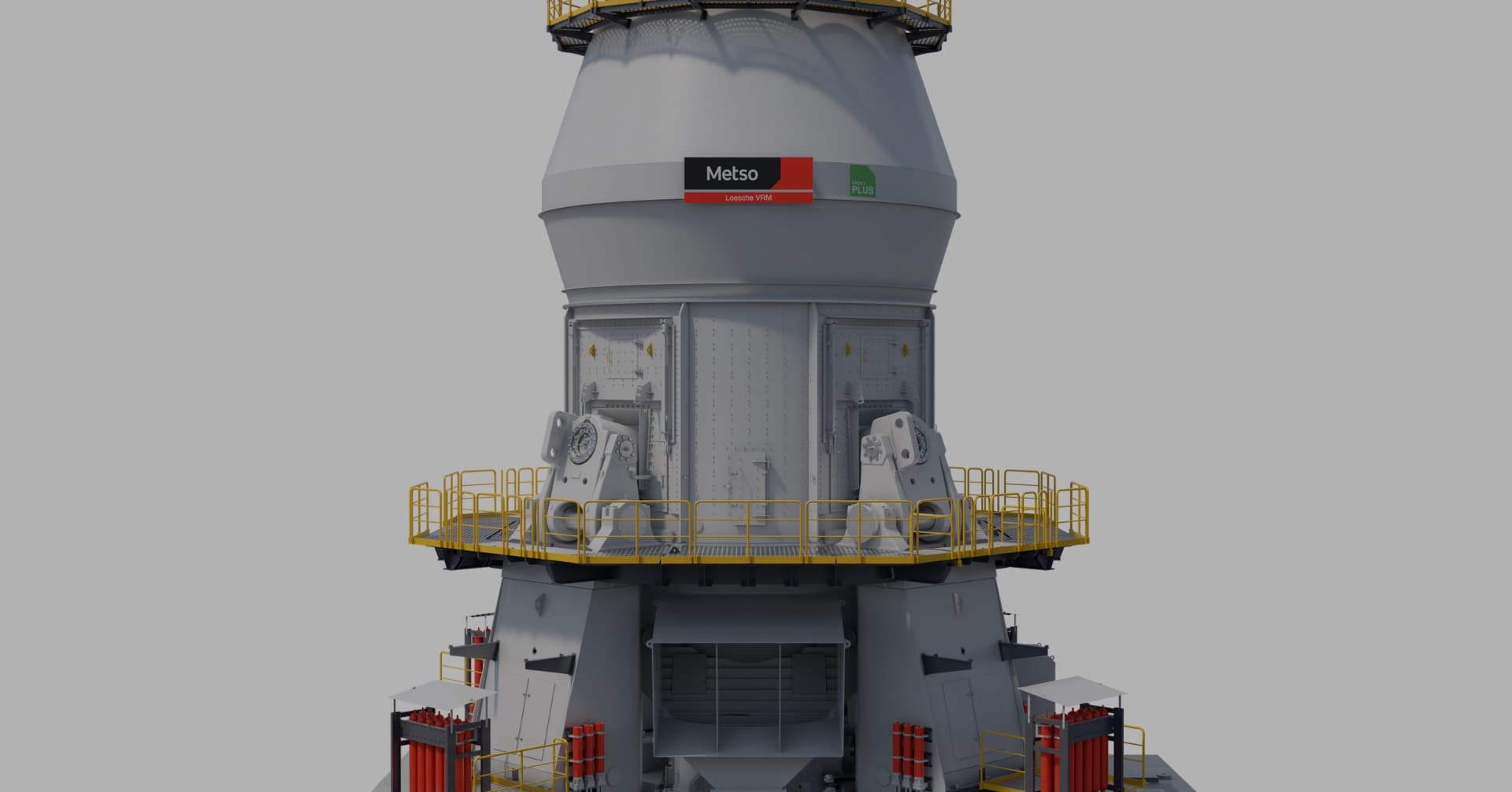 Młyn pionowy Metso Loesche VRM do suchego mielenia minerałów